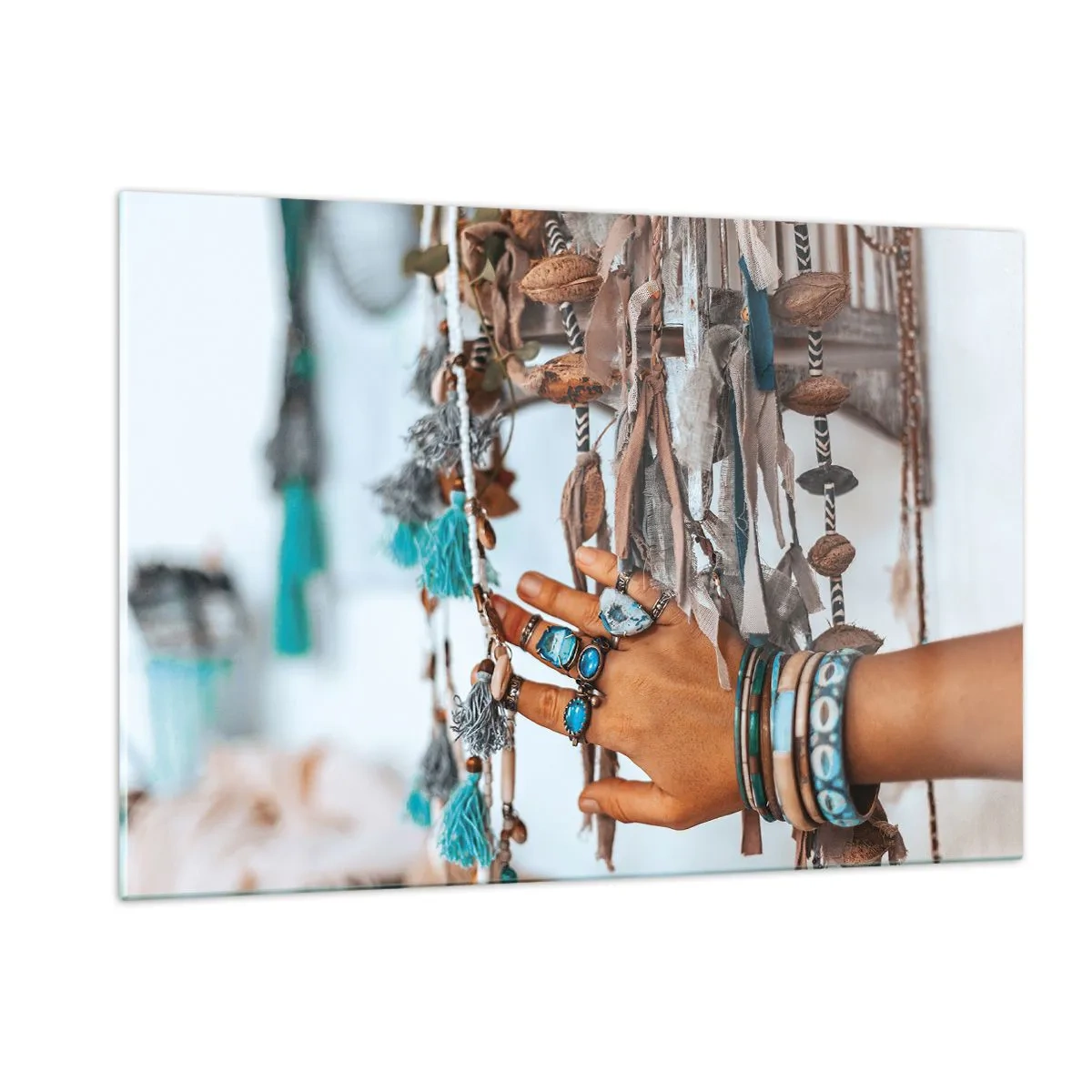Tablou pe sticlă - Comori locale - 120x80 cm