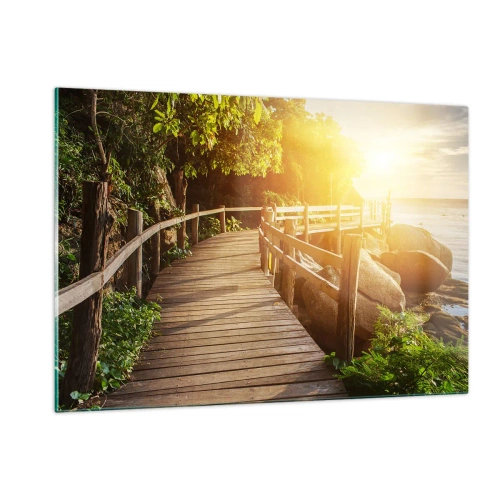 Tablou pe sticlă - O altă curbă, o altă minune - 120x80 cm