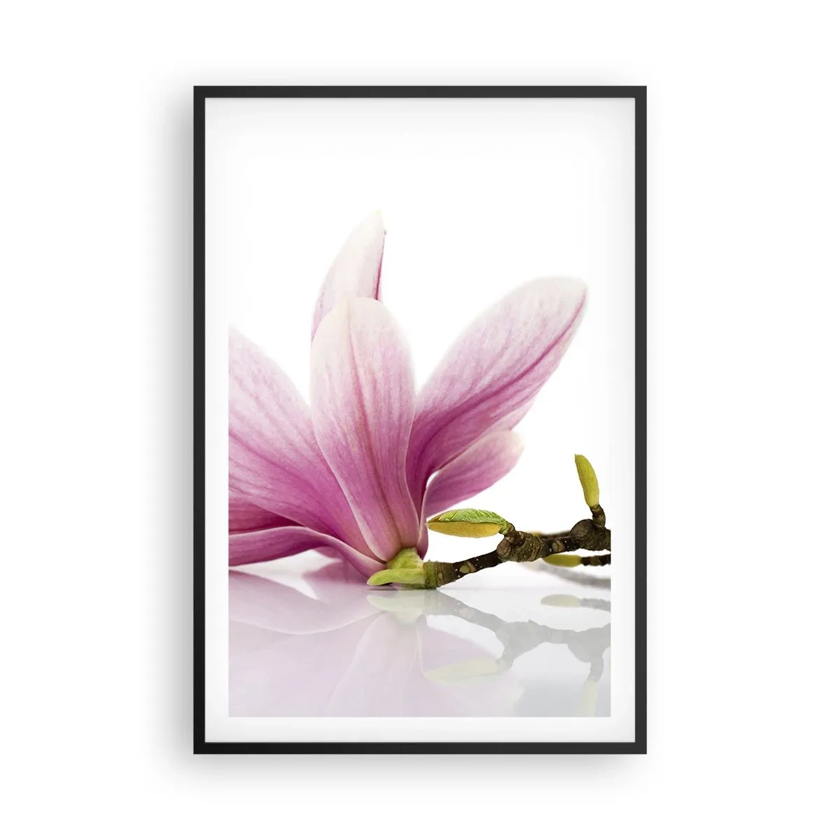Poster în ramă neagră - Delicate ca o adiere de primăvară - 61x91 cm