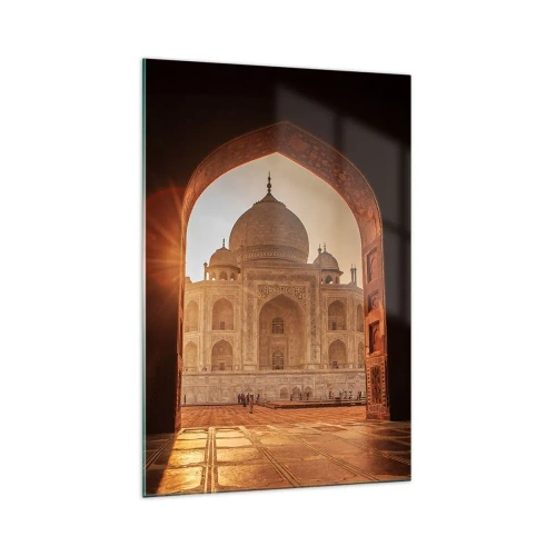 Tablou pe sticlă - Un monument al iubirii nepământene - 70x100 cm