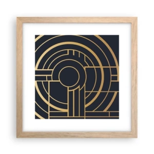 Poster în ramă de stejar deschis - Întoarcerea lucrurilor - 30x30 cm