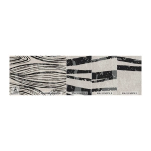 Mostră tapet Premium Canvas - Deversare de linii - Abstracția, Linii, Modern - 100x30 cm