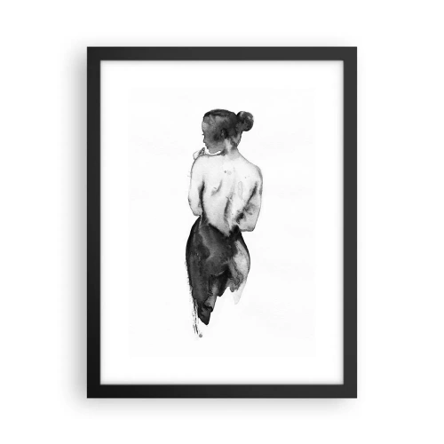 Poster în ramă neagră - Cu ea lumea dispare - 30x40 cm