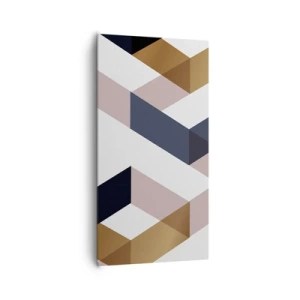 Tablou pe pânză - Planuri și unghiuri - 65x120 cm