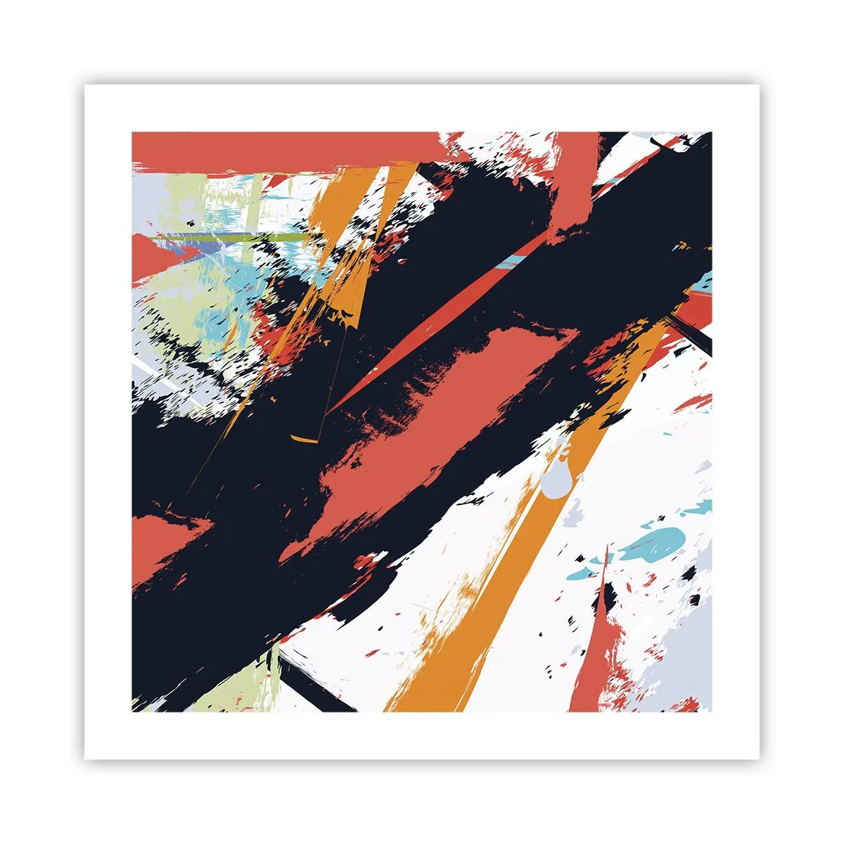 Poster - Compoziție dinamică - 50x50 cm