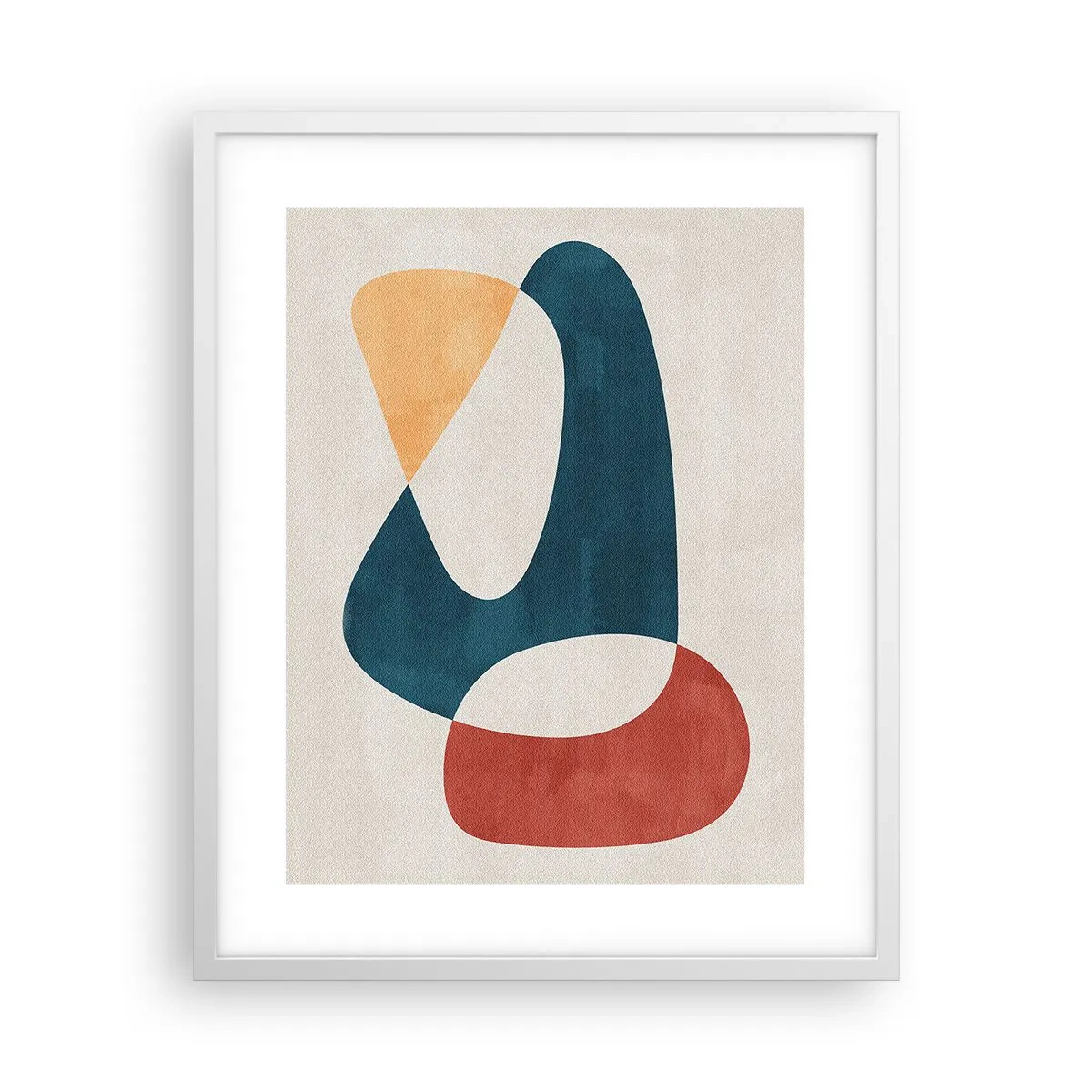 Poster în ramă albă - Influențe și metamorfoze - 40x50 cm