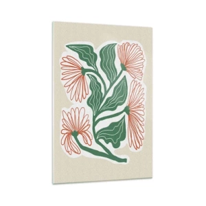 Tablou pe sticlă - Folclor modern - 70x100 cm