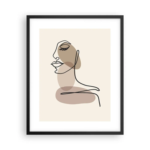 Poster în ramă neagră - Ascultându-se pe sine - 40x50 cm