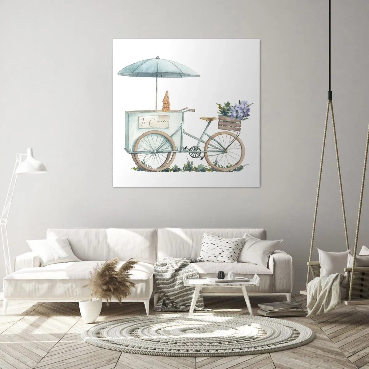 Tablou pe pânză - O dulce amintire de vară - 60x60 cm