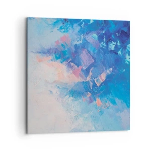 Tablou pe pânză - Abstracție de iarnă - 60x60 cm