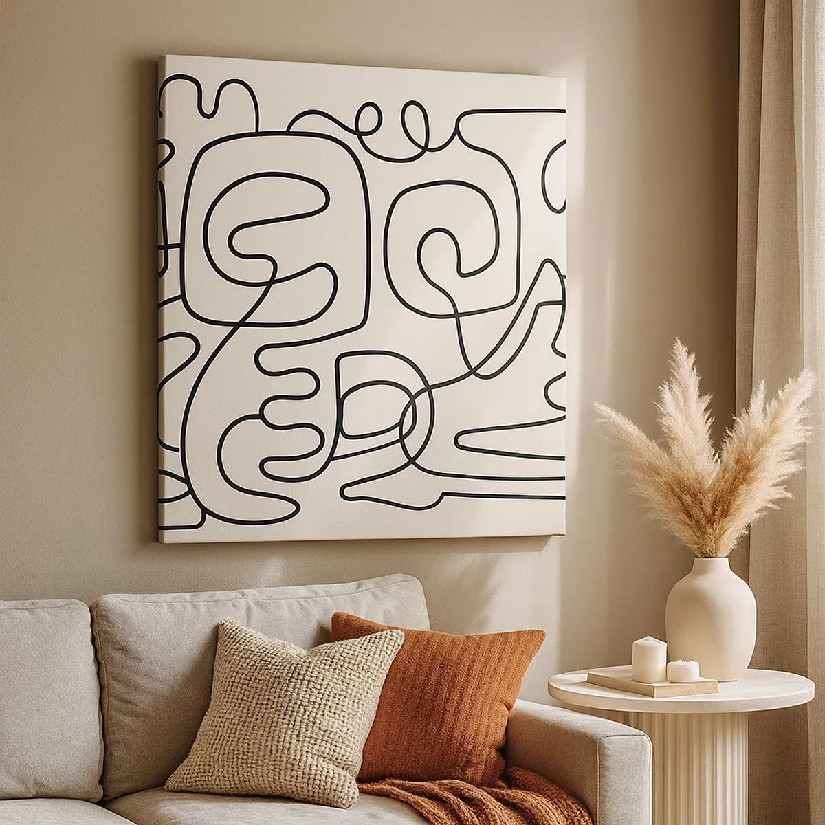 Tablou pe pânză - Pe traseu - 30x30 cm