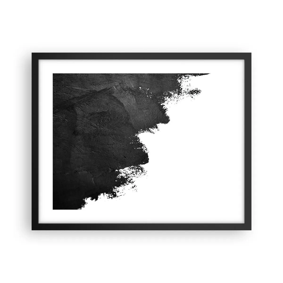 Poster în ramă neagră - Elemente: pământ - 50x40 cm