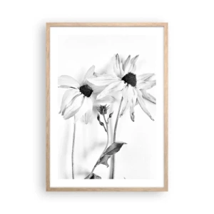 Poster în ramă de stejar deschis - Nimeni nu vrea să fie singur - 50x70 cm