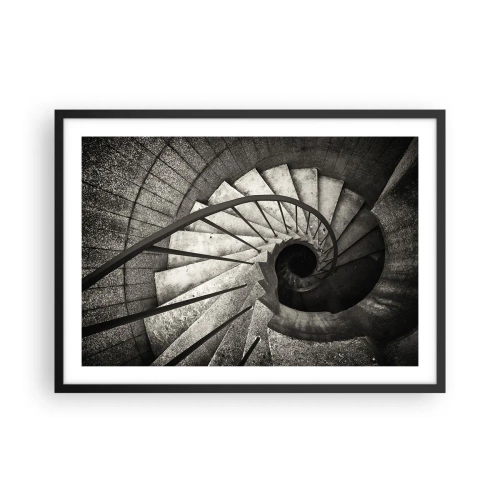 Poster în ramă neagră - În sus și în jos - 70x50 cm