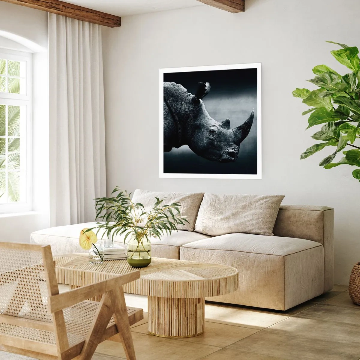 Poster - Profil drept - 50x50 cm
