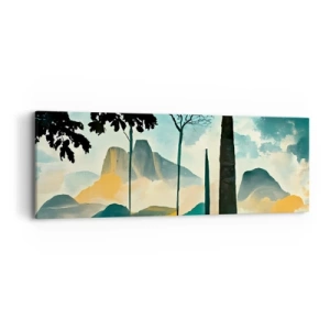 Tablou pe pânză - Din ce în ce mai sus - 90x30 cm