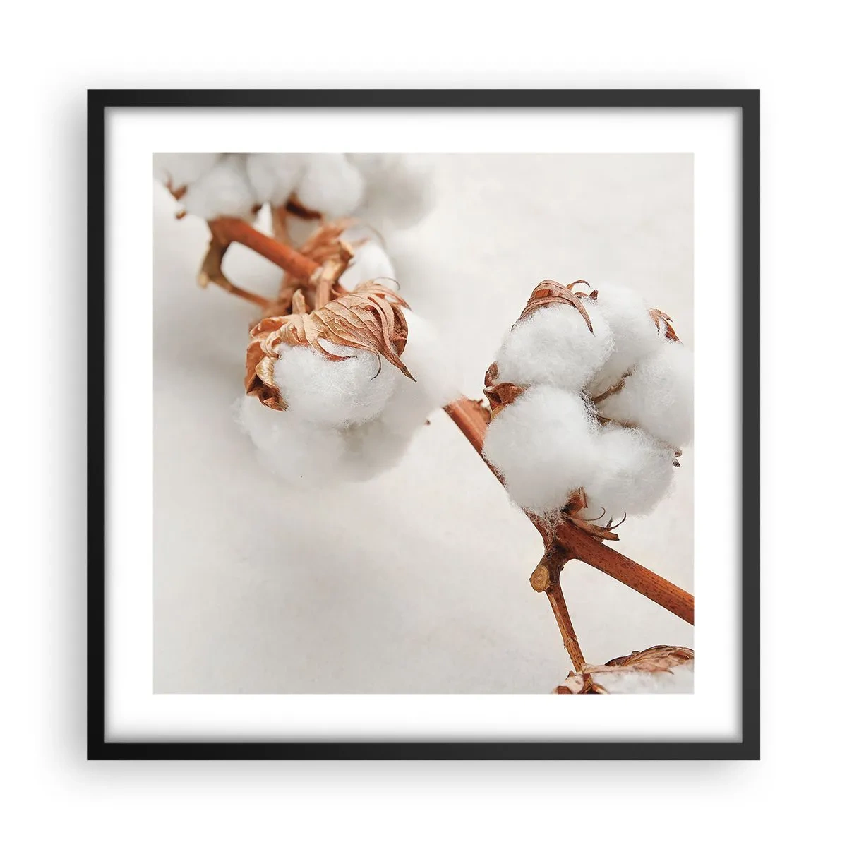 Poster în ramă neagră - Numai îmbrățișări - 50x50 cm