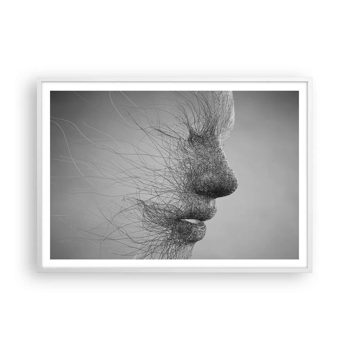 Poster în ramă albă - Spiritul vântului - 100x70 cm