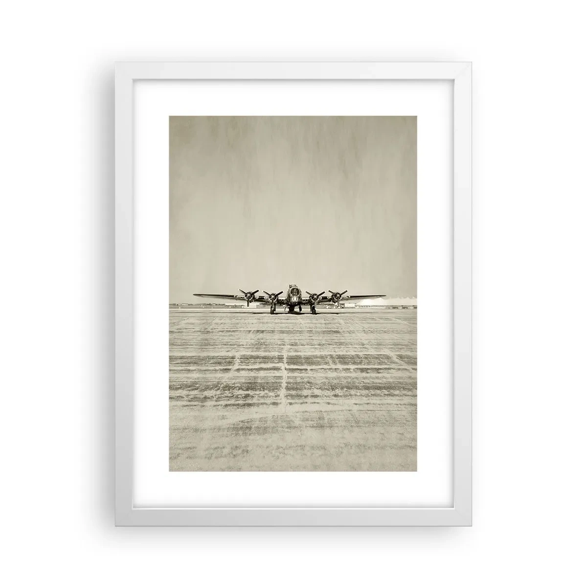 Poster în ramă albă - Pregătit, ca întotdeauna - 30x40 cm