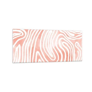 Tablou pe sticlă - Într-un labirint de coral - 120x50 cm