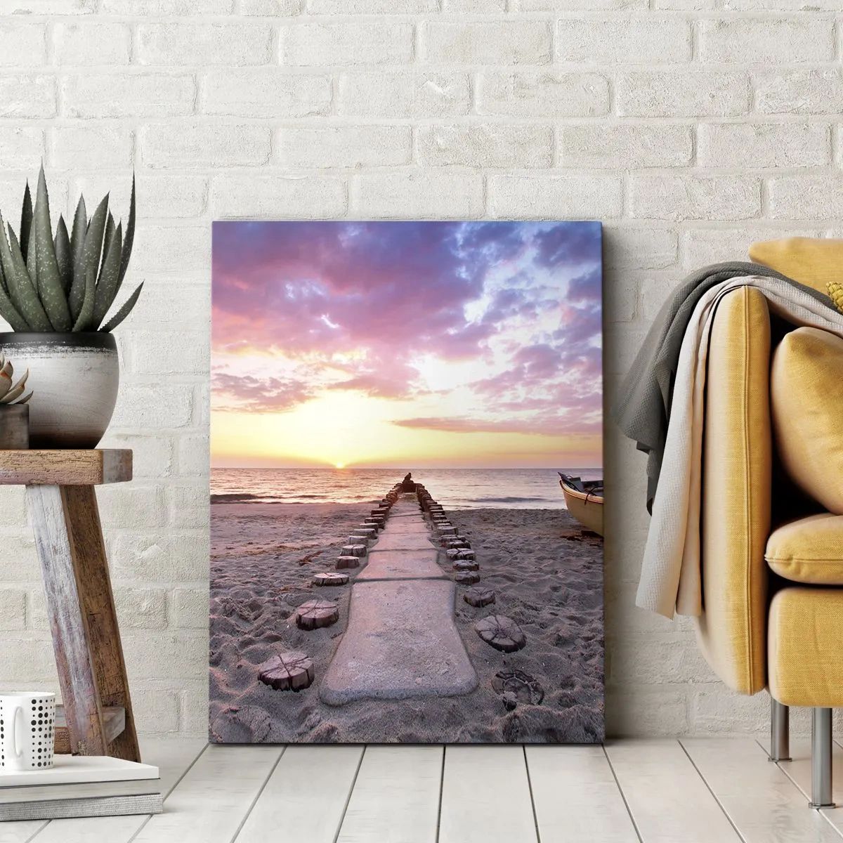 Tablou pe pânză - Un moment de experiență profundă - 45x80 cm