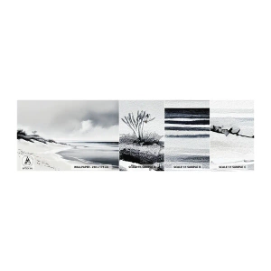 Mostră de Tapet Standard Eco - Întotdeauna împreună - Dunele, plajă, Ocean - 100x30 cm