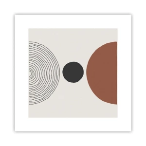 Poster - În centrul atenției - 30x30 cm