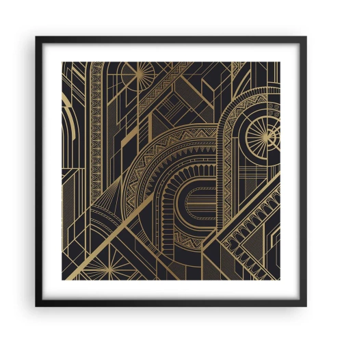 Poster în ramă neagră - Concepte, idei, planuri - 50x50 cm