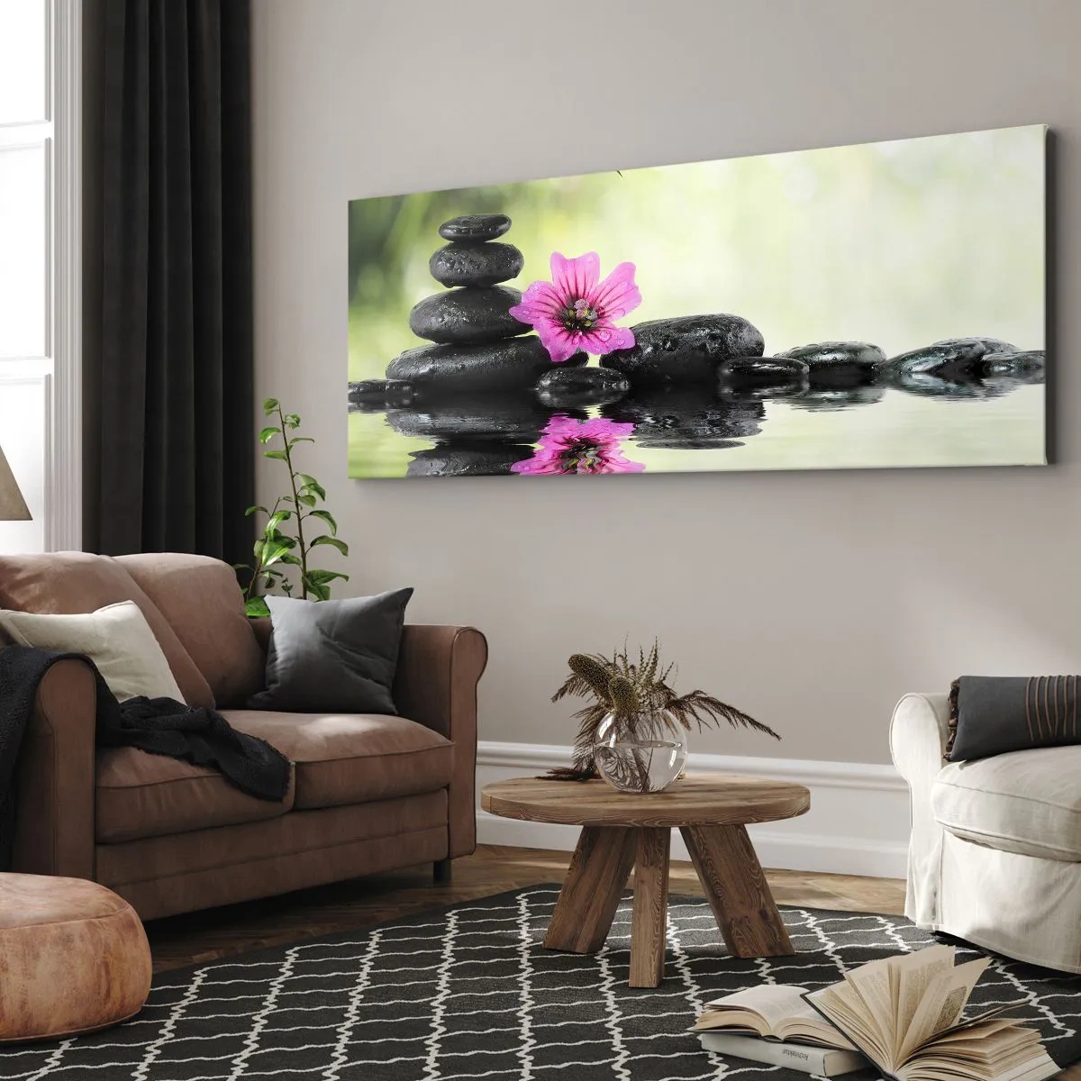 Tablou pe pânză - Timp pentru suflet - 100x40 cm