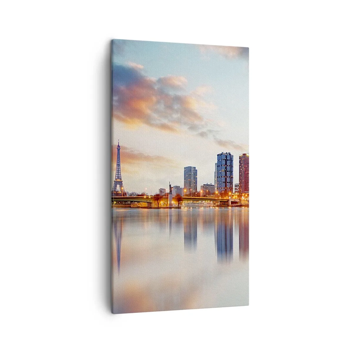 Tablou pe pânză - Calmul monumental al Parisului - 45x80 cm