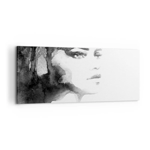 Tablou pe pânză - Creată de secrete și ceață - 100x40 cm