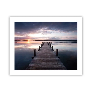 Poster - Granița tăcută dintre zi și noapte - 50x40 cm