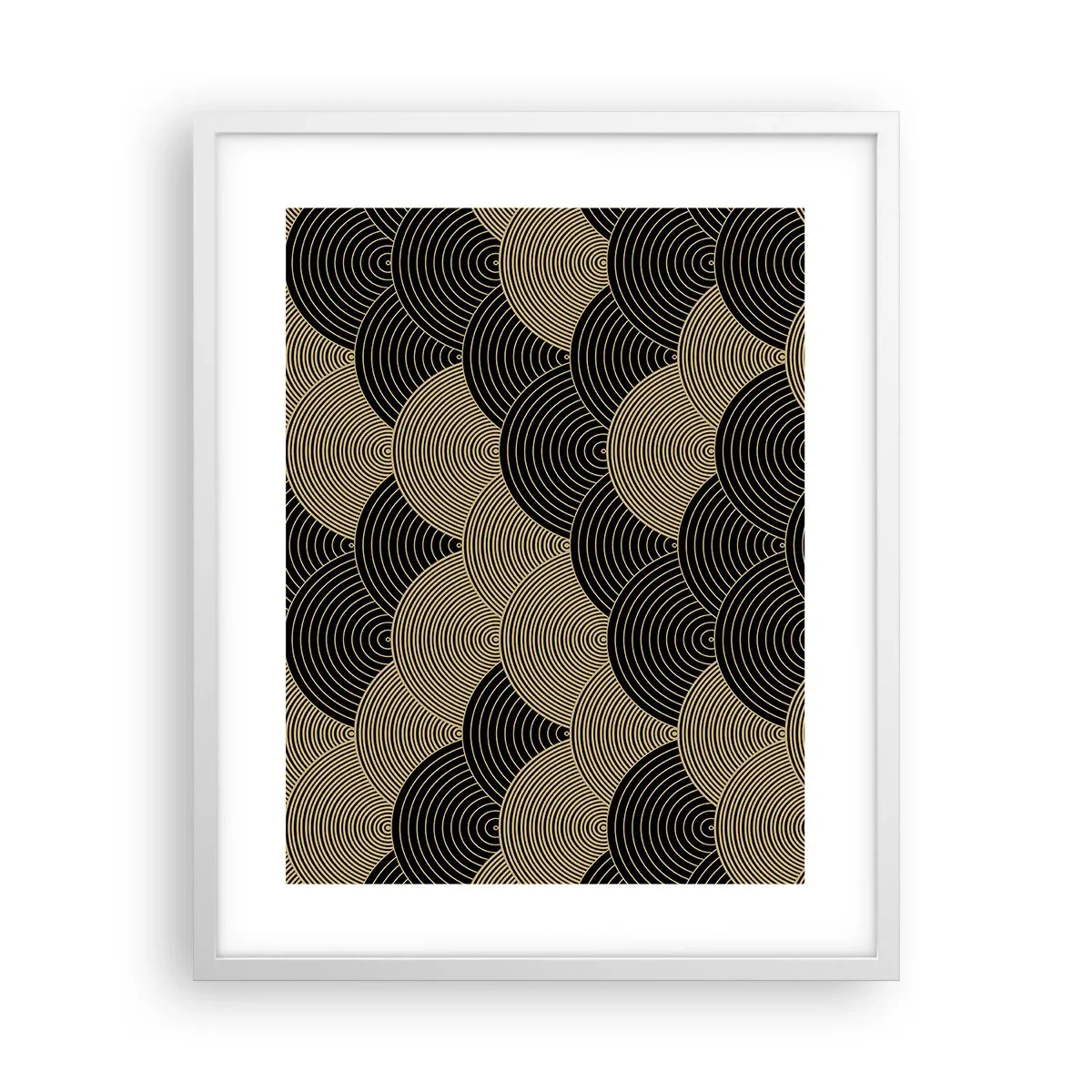 Poster în ramă albă - Unitate în multiplicitate - 40x50 cm