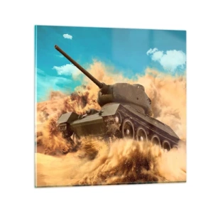 Tablou pe sticlă - De neînvins - 30x30 cm