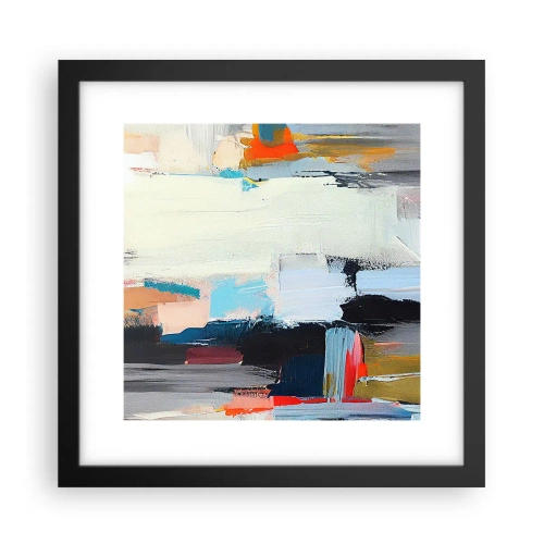 Poster în ramă neagră - Există o metodă? - 30x30 cm