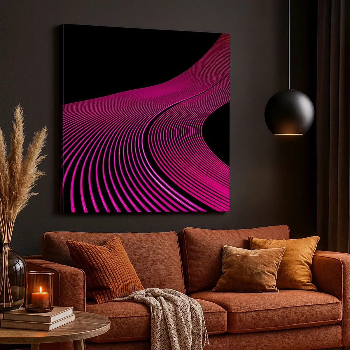 Tablou pe pânză - Bulevardul de lumină - 30x30 cm