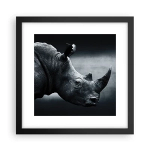 Poster în ramă neagră - Profil drept - 30x30 cm