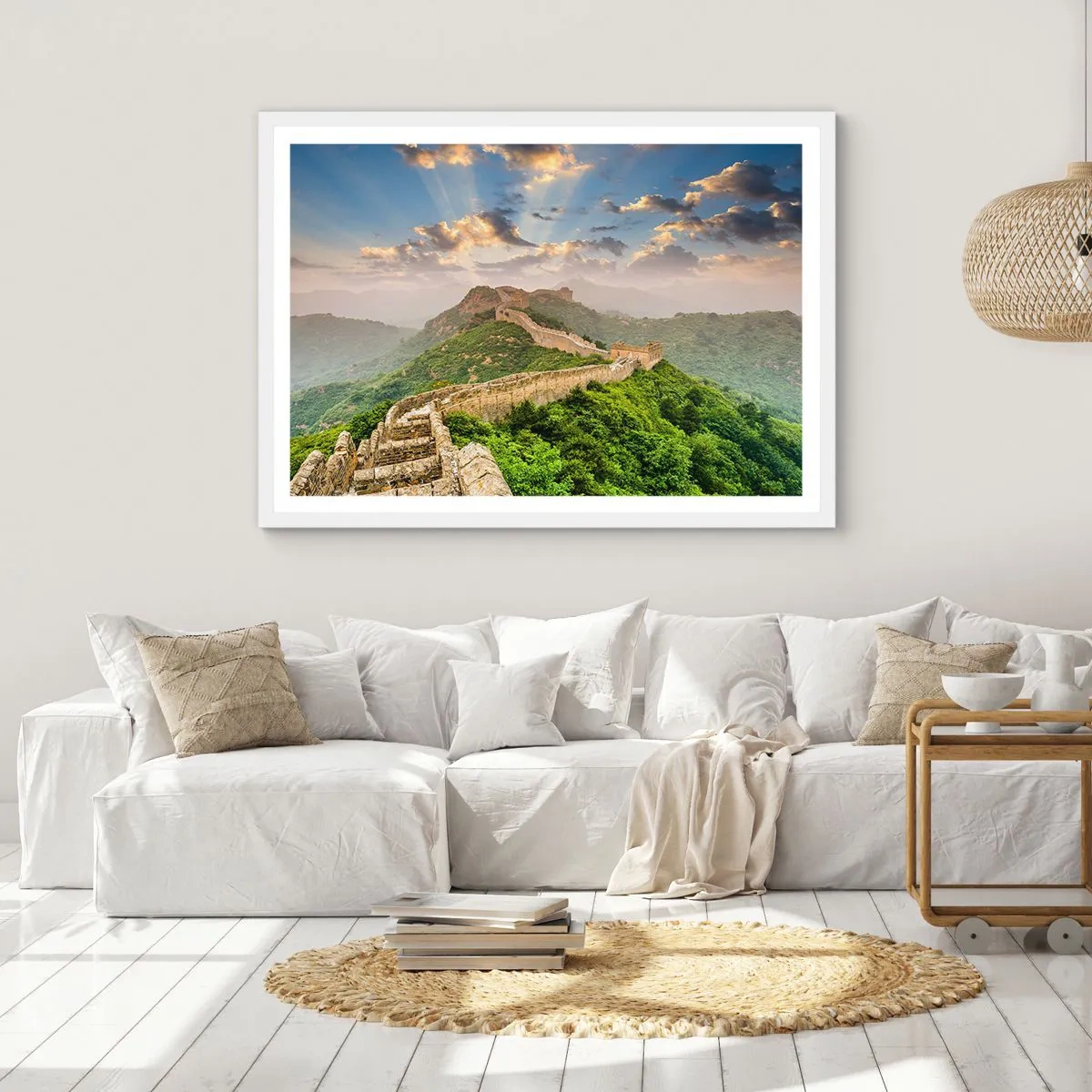 Poster în ramă albă - Măreția netrecătoare - 50x40 cm