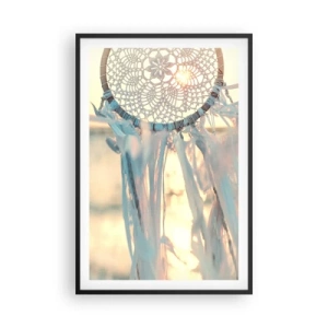 Poster în ramă neagră - Totem de dantelă - 61x91 cm