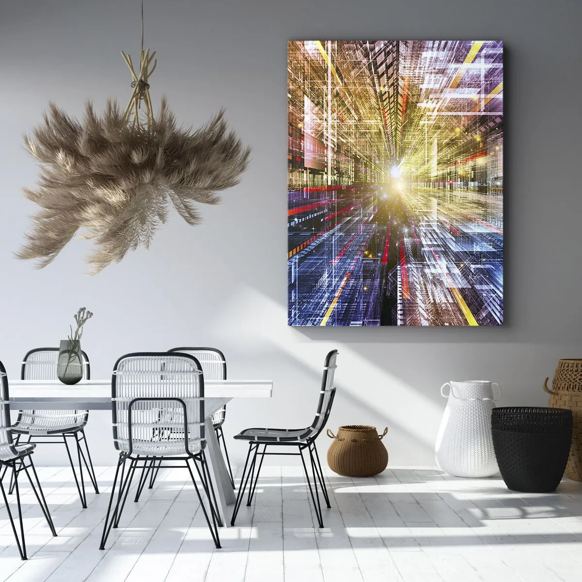 Tablou pe pânză - Coridor luminos - 70x100 cm