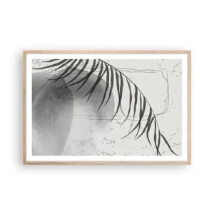 Poster în ramă de stejar deschis - Exotismul subtil al naturii - 91x61 cm
