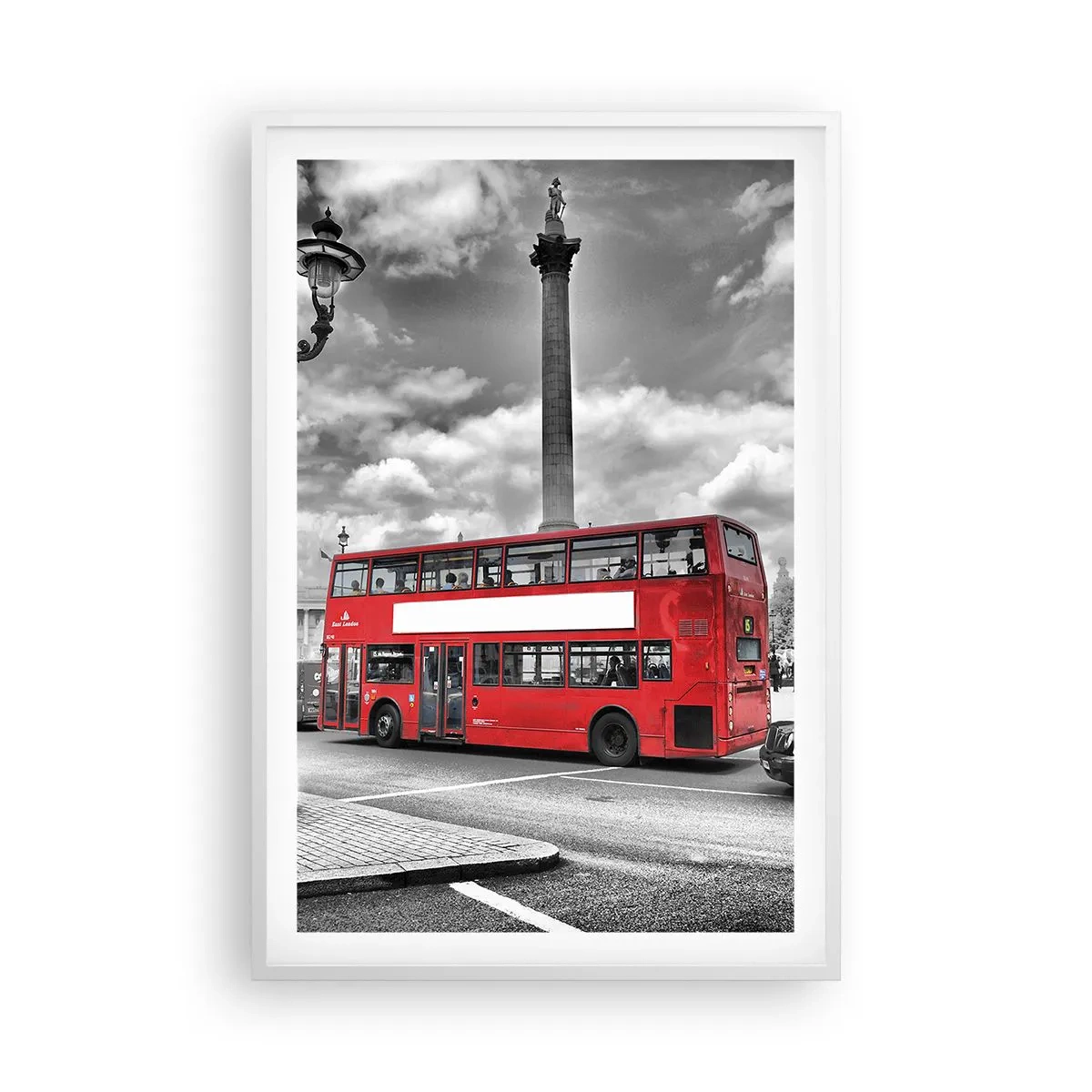 Poster în ramă albă - Adevărata forță vitală a orașului - 61x91 cm