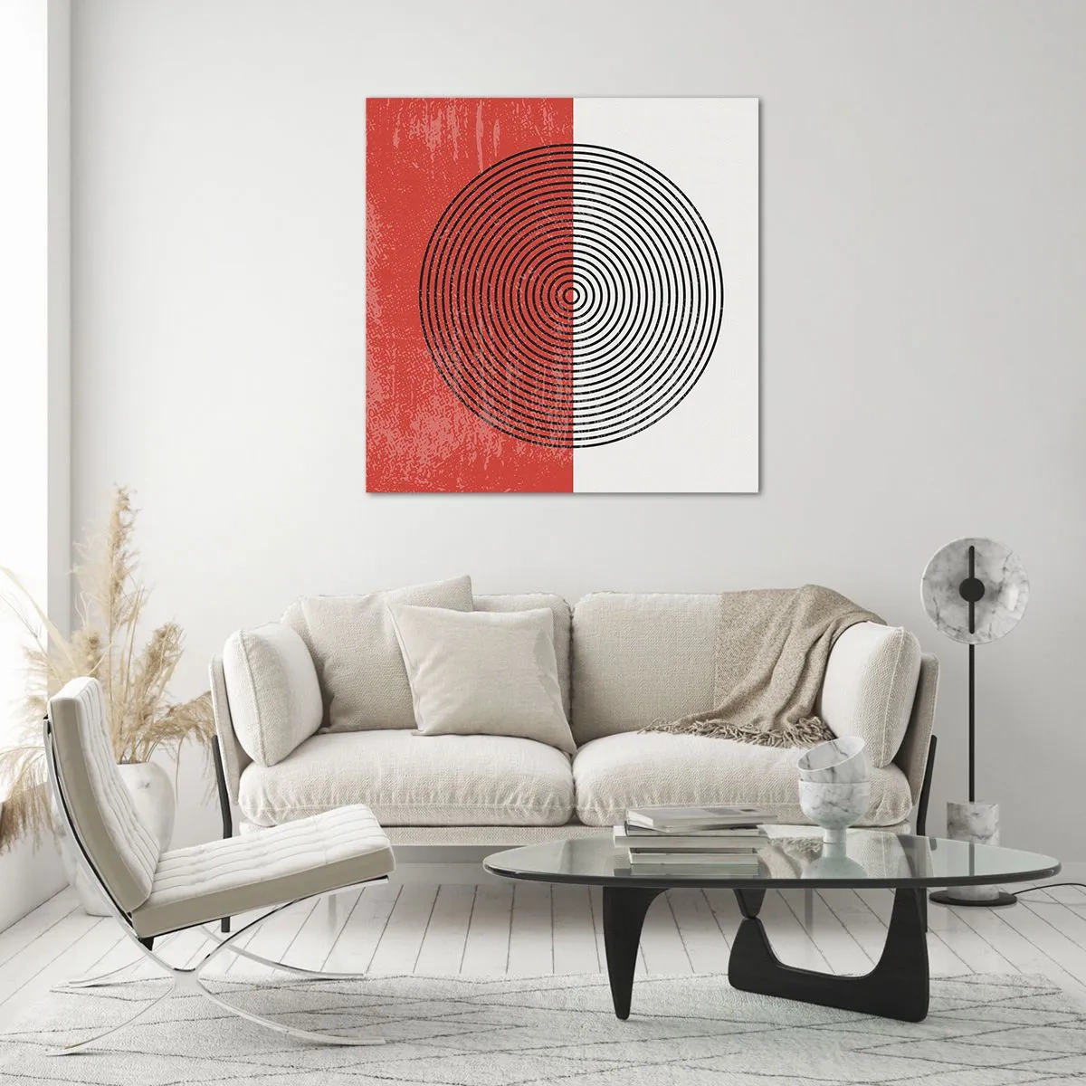 Tablou pe sticlă - Direct la subiect - 60x60 cm