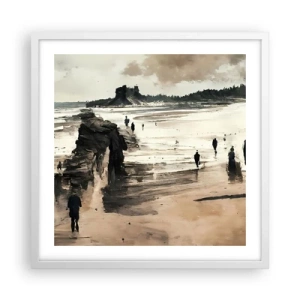 Poster în ramă albă - Reamintiți - 50x50 cm