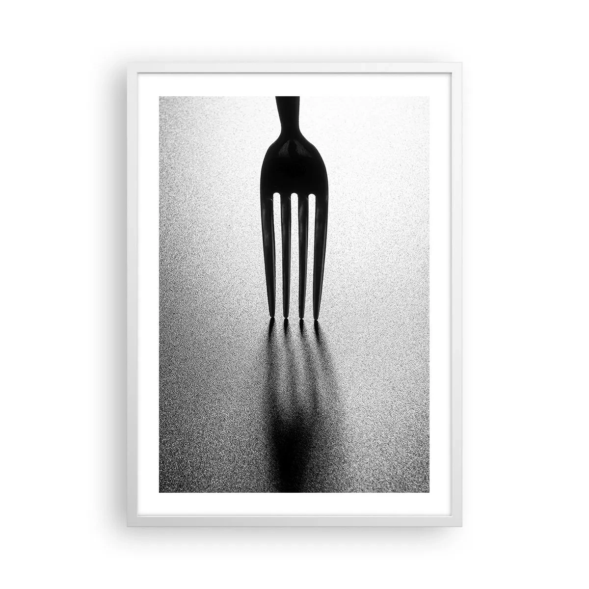 Poster în ramă albă - Lumină și umbră - 50x70 cm