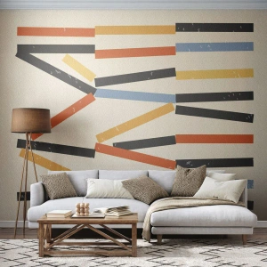 Tapet Autoadeziv Deluxe Sticker - Compoziție la nivel - Minimalism, Hipster, Contemporan - 400x280 cm