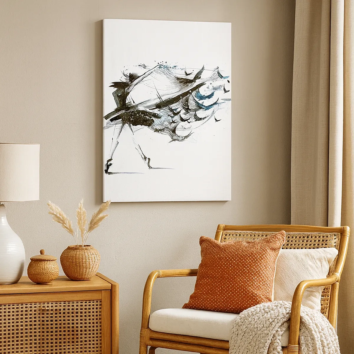 Tablou pe pânză - Magia muzicii te eliberează - 50x70 cm