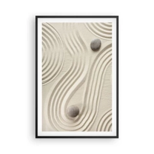 Poster în ramă neagră - Atingere de căldură - 61x91 cm