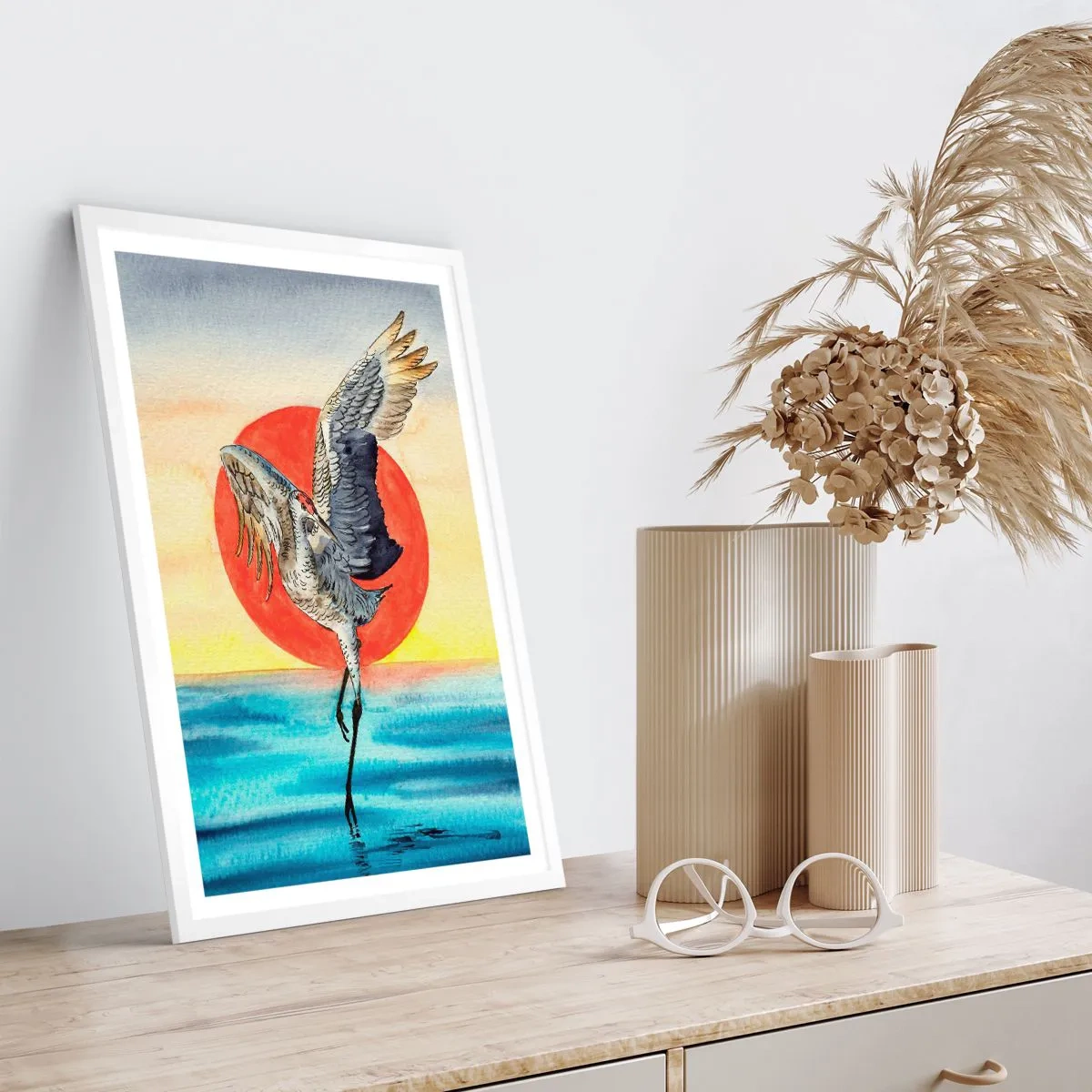 Poster în ramă albă - E timpul să ne întoarcem - 70x100 cm