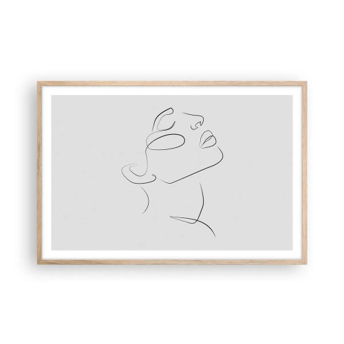 Poster în ramă de stejar deschis - Meandrele unui vis - 91x61 cm